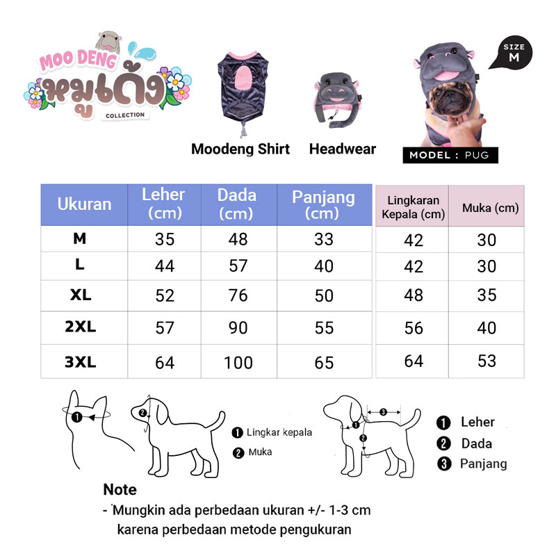 Clawset - Pet Costume - MooDeng - Costume Set