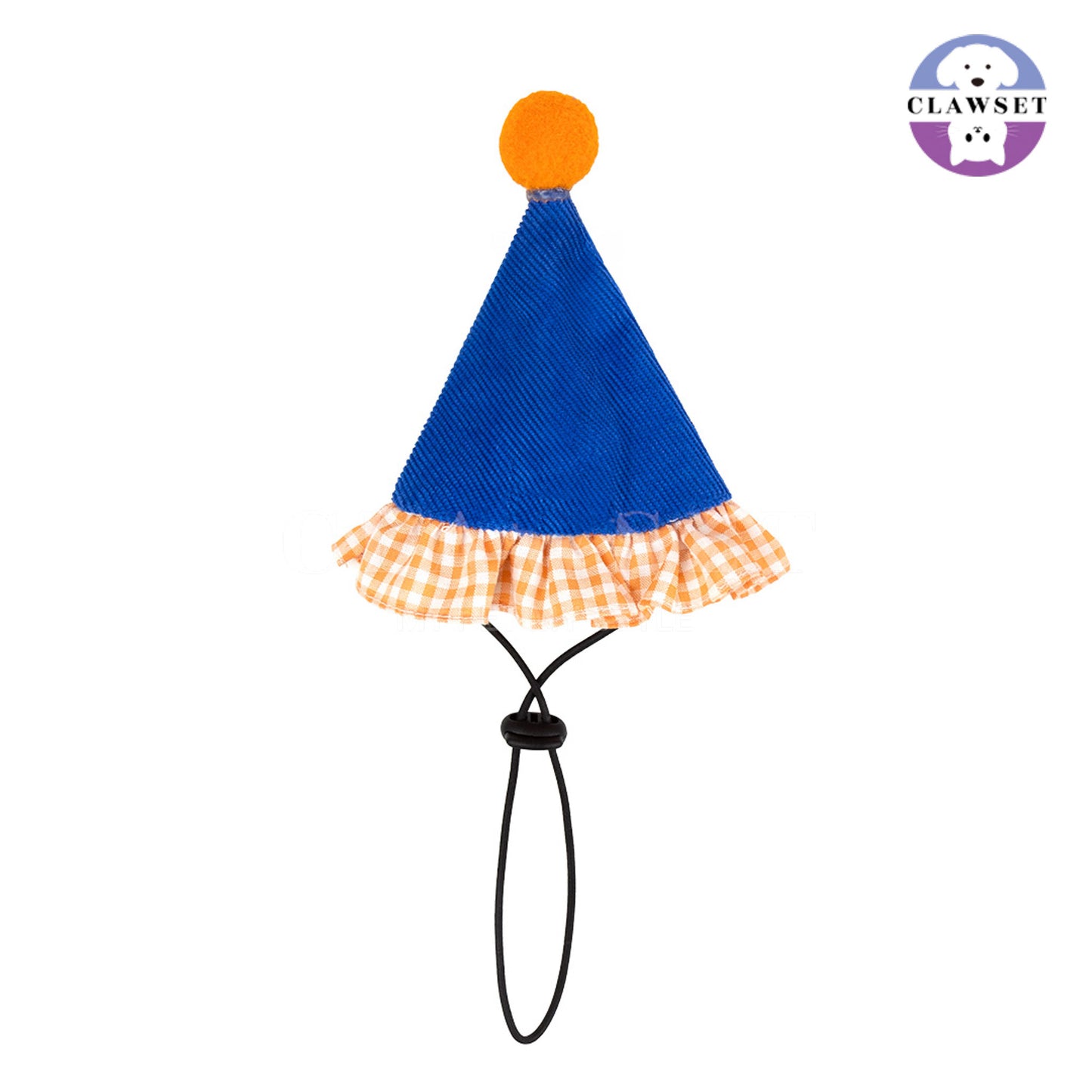 Clawset - Pet Accessories - Birthday Hat (Topi Ulang Tahun) - Blue (Biru)