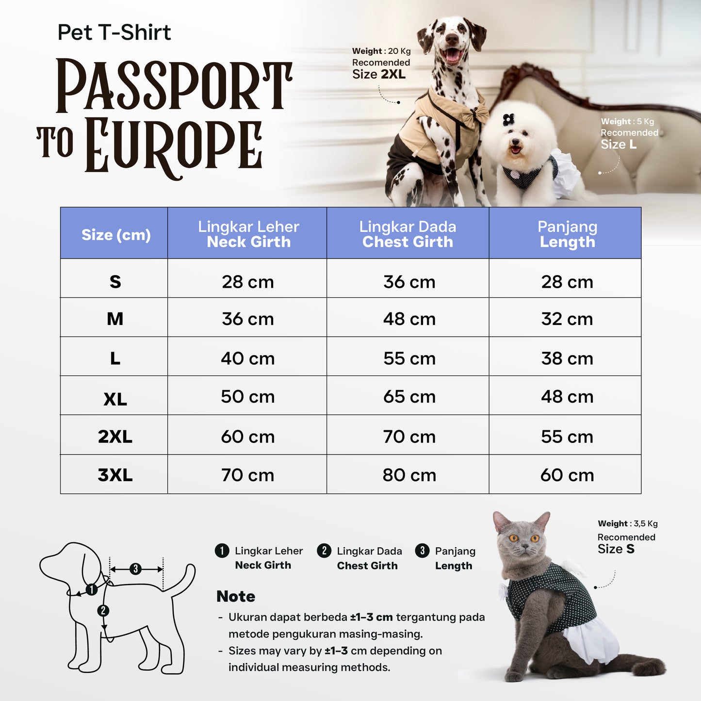Clawset - European Pet Shirt - Brown