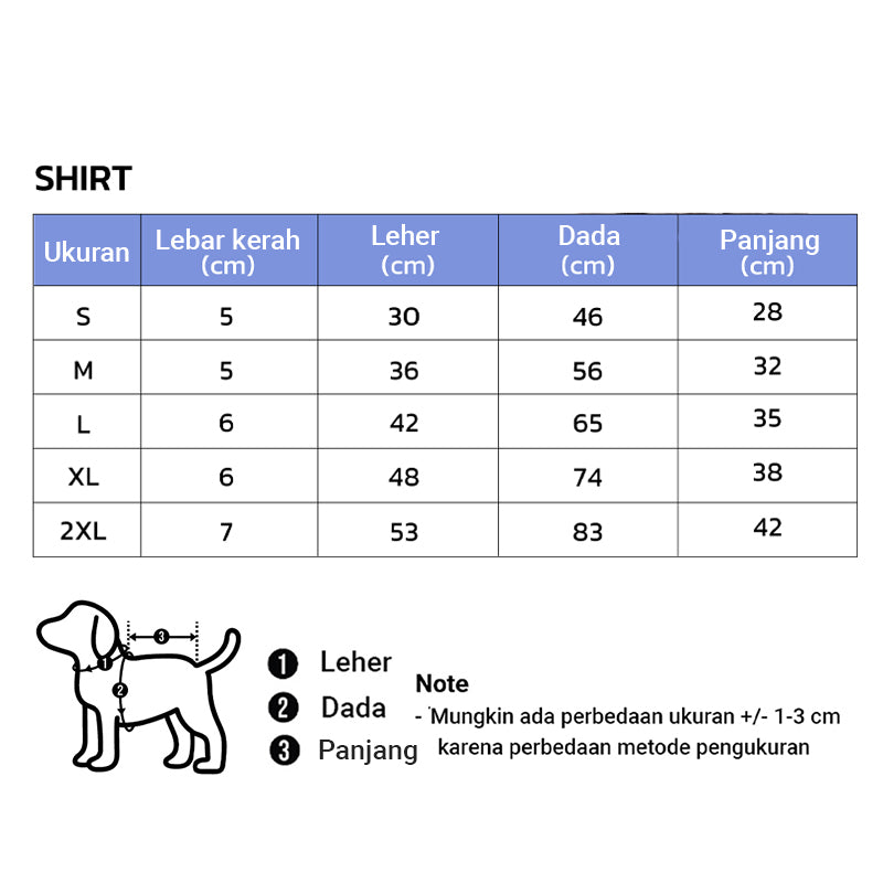 Clawset - Denim Collection - Pet Shirt - Strip Blue