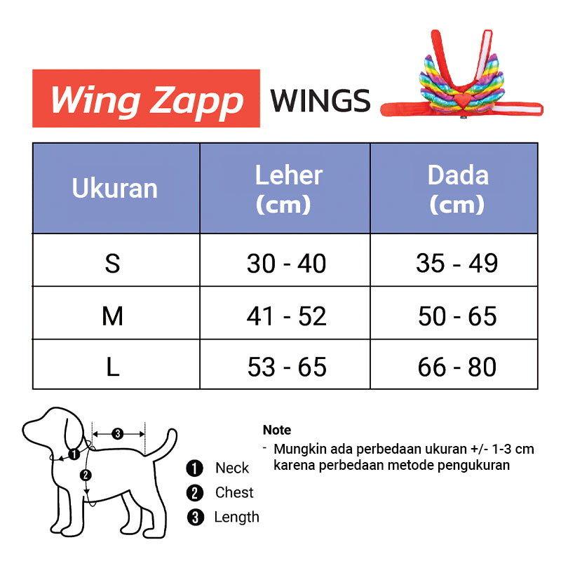 Kostum Anjing & Kucing Dreamland – Pegasus Wing Zapp Set