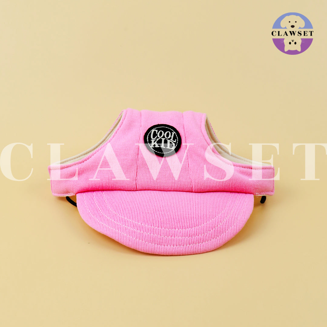 Clawset - Pet Accessories - Cool Kid (Topi Hewan Peliharaan) - Light Pink (Merah Muda)