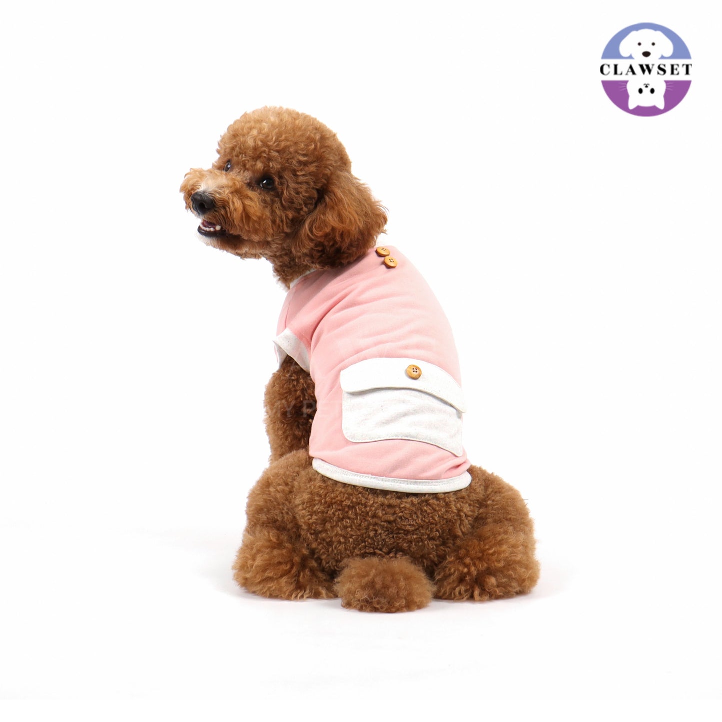 Clawset - Tank Top (Baju Anjing & Kucing) - Eco Tail - Pink