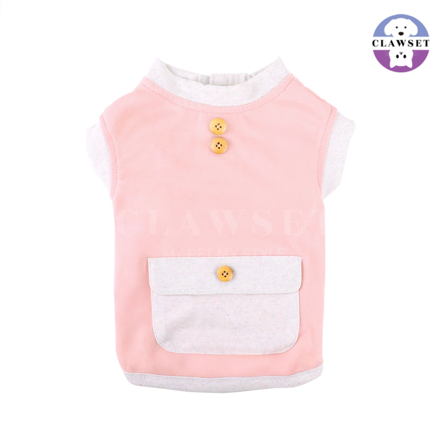 Clawset - Tank Top (Baju Anjing & Kucing) - Eco Tail - Pink