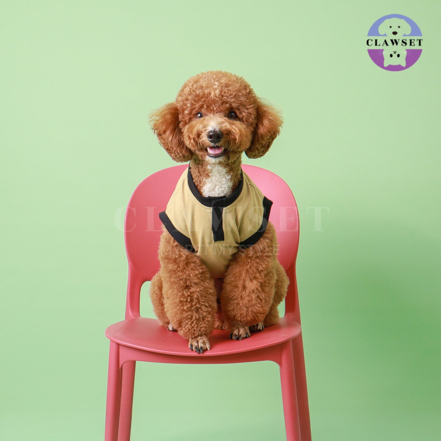 Clawset - Tank Top (Baju Anjing & Kucing) - Eco Tail - Beige