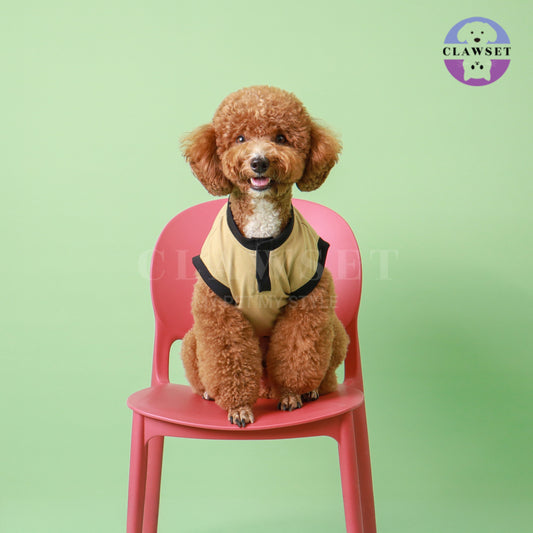 Clawset - Tank Top (Baju Anjing & Kucing) - Eco Tail - Beige