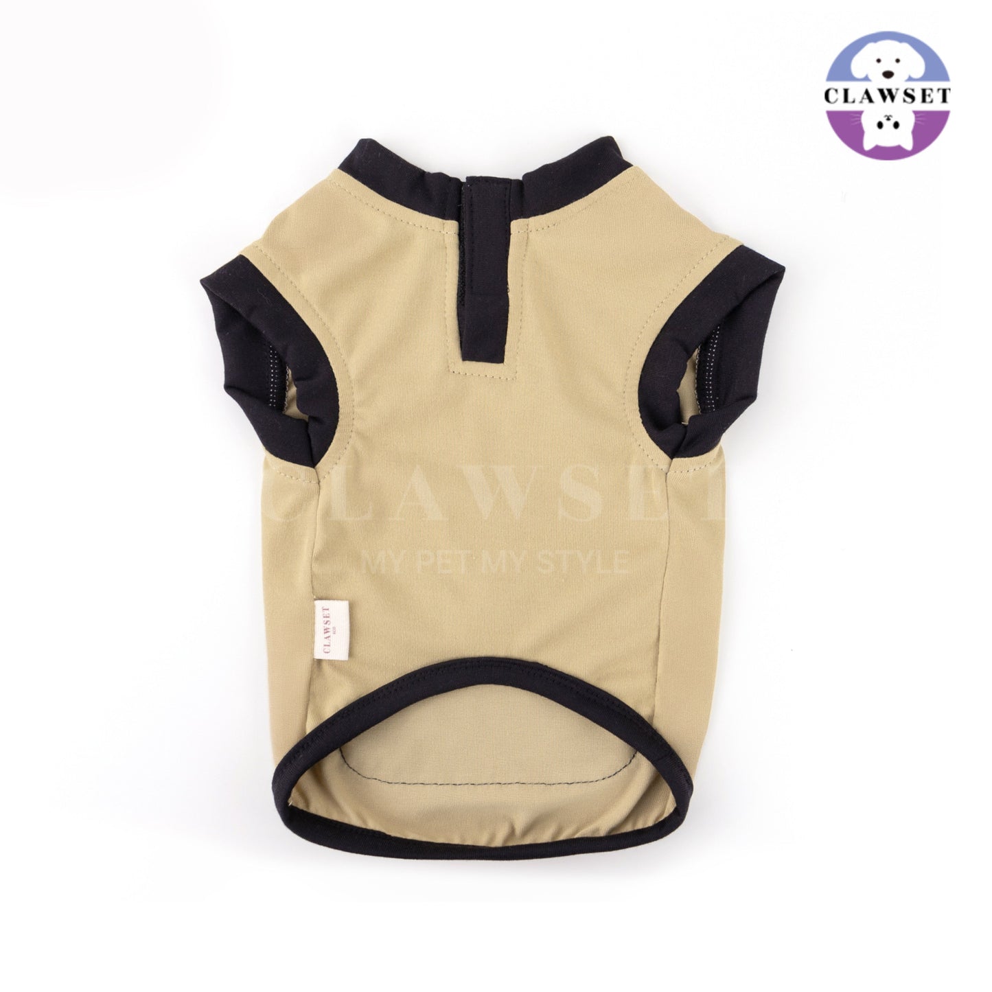Clawset - Tank Top (Baju Anjing & Kucing) - Eco Tail - Beige