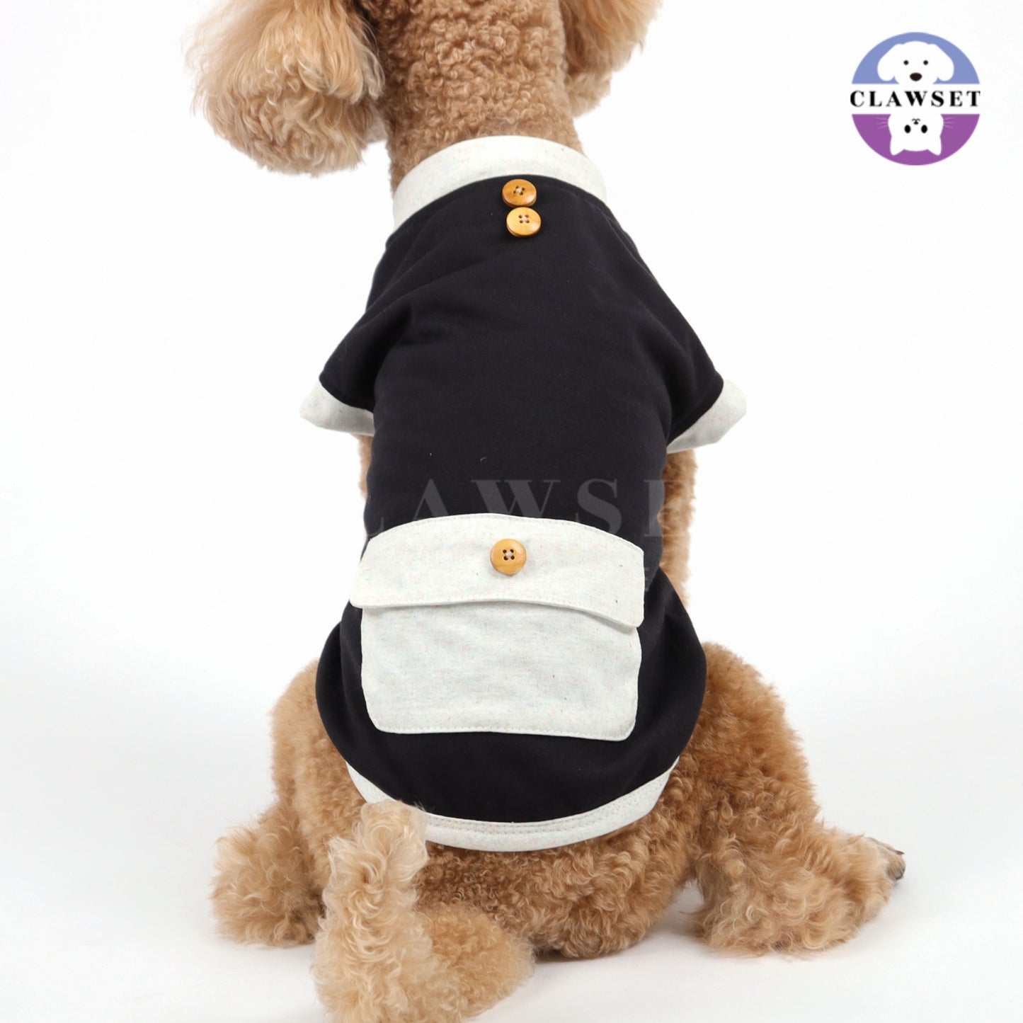 Clawset - Tank Top (Baju Anjing & Kucing) - Eco Tail - Black