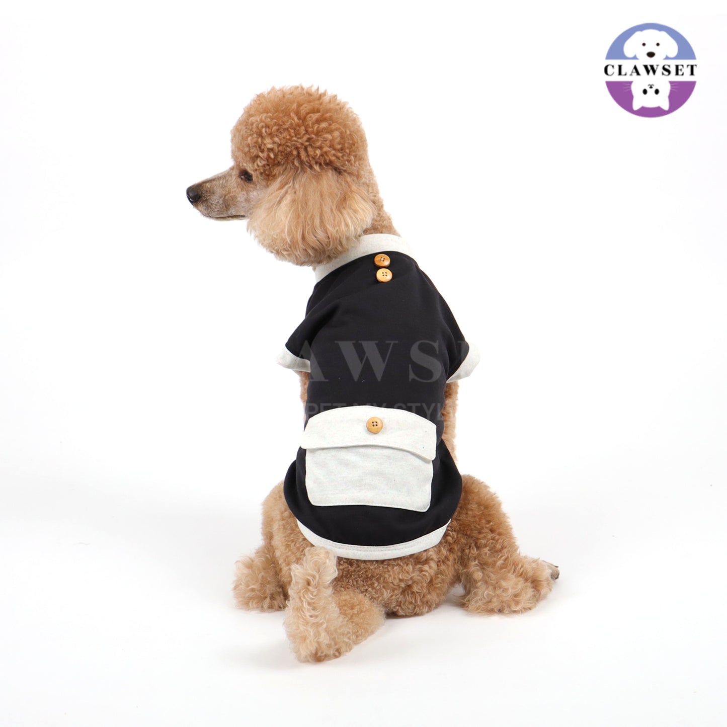 Clawset - Tank Top (Baju Anjing & Kucing) - Eco Tail - Black