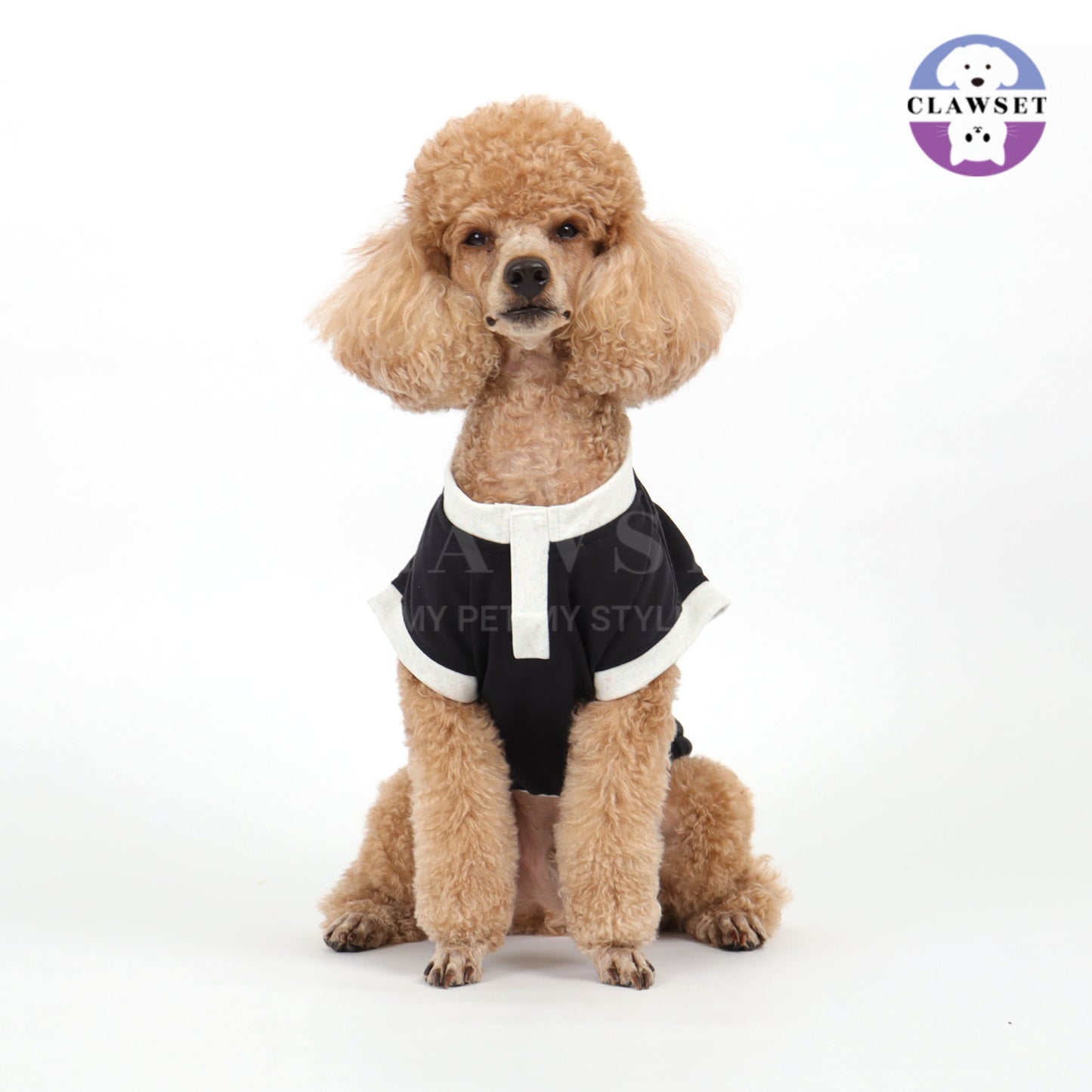 Clawset - Tank Top (Baju Anjing & Kucing) - Eco Tail - Black