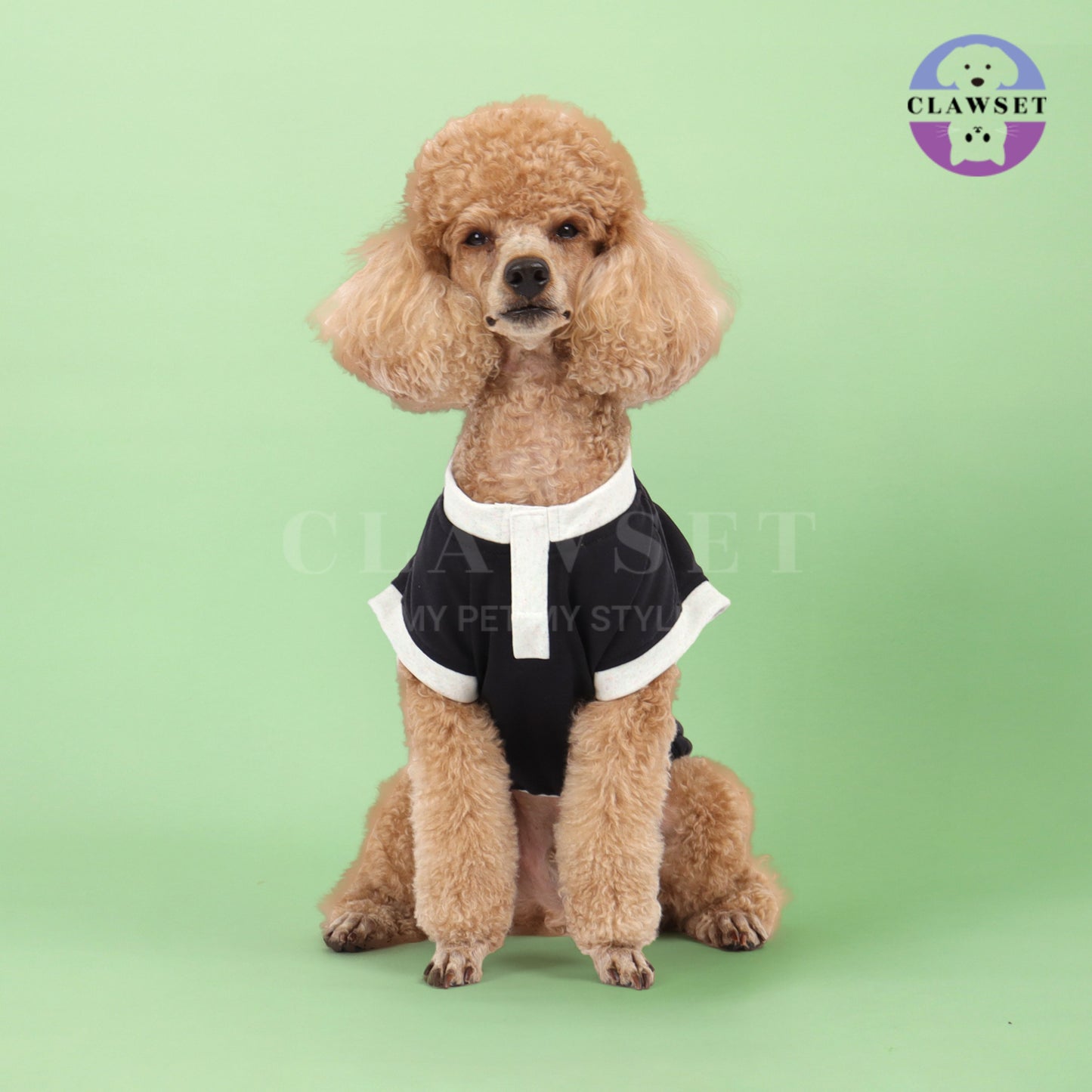 Clawset - Tank Top (Baju Anjing & Kucing) - Eco Tail - Black