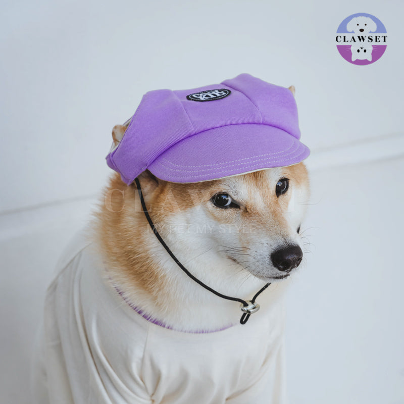 Clawset - Pet Accessories - Cool Kid (Topi Hewan Peliharaan) - Purple (Ungu)