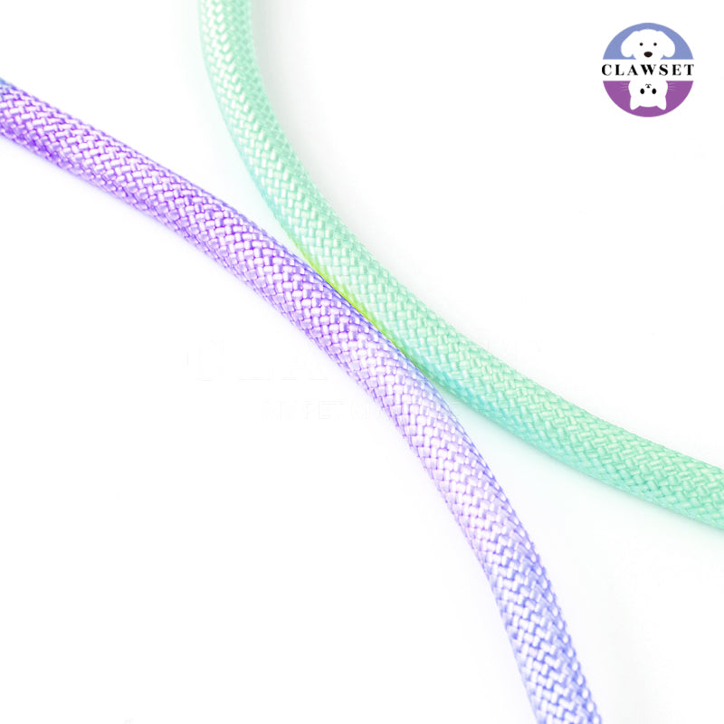 Clawset - Pet Accessories - Training Leash Gradient - Purple (Ungu) Green (Hijau)