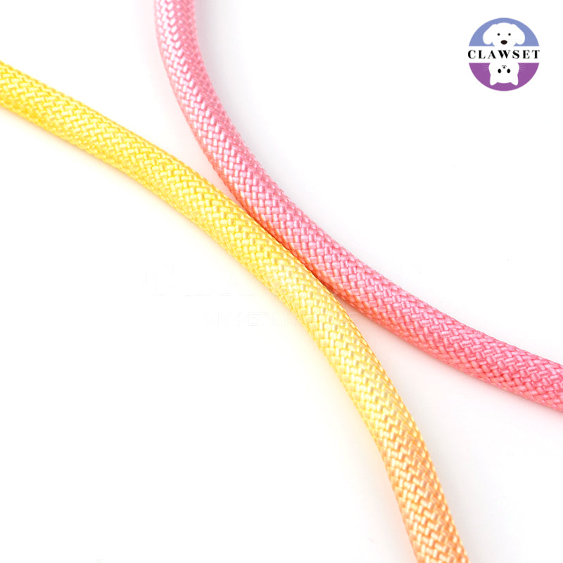 Clawset - Pet Accessories - Training Leash Gradient - Pink Yellow (Kuning)