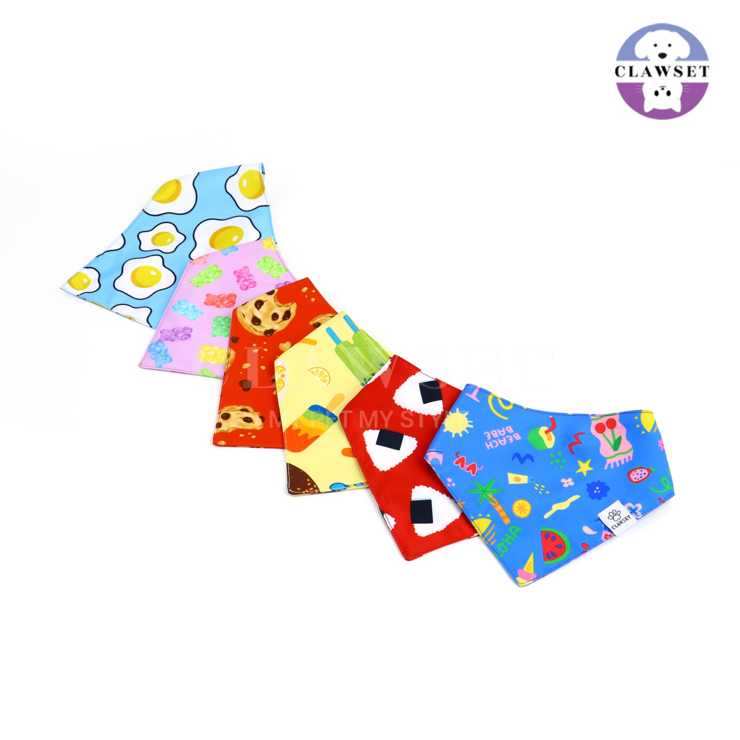 Clawset - Pet Scarf (Syal) - Im So Hungry - Ice Cream Yellow (Kuning)