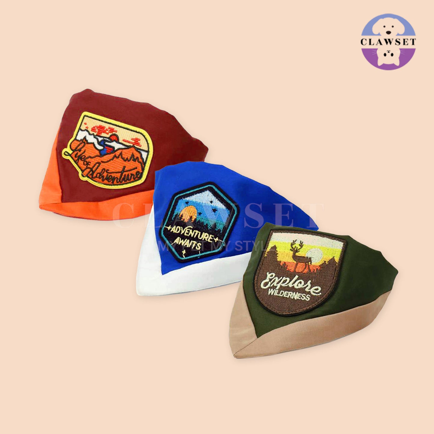 Clawset - Pet Scarf (Syal) - Scout Collection - Red (Merah)