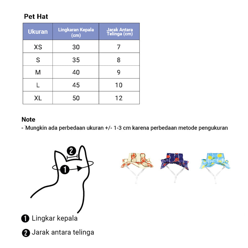 Clawset - Pet Hat - Italian Summer - Lobster Cream