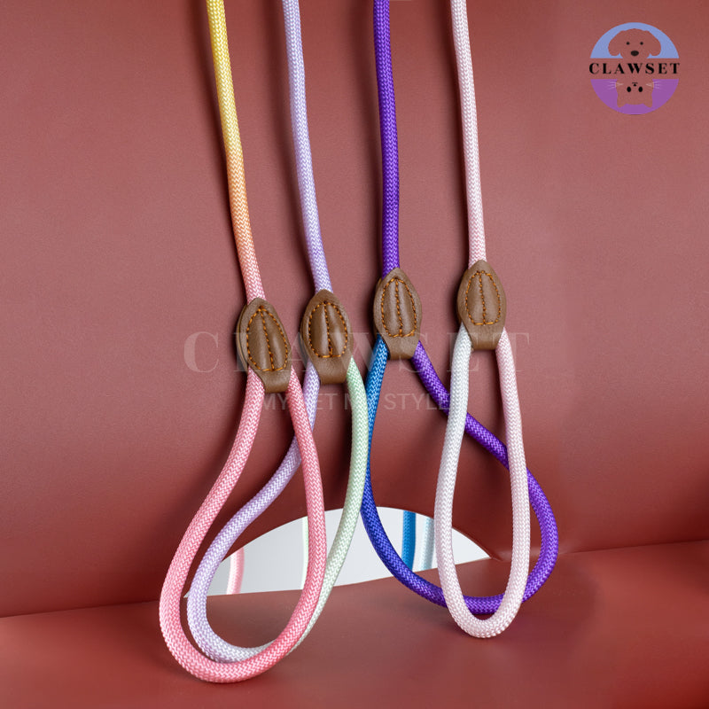 Clawset - Pet Accessories - Training Leash Gradient - Purple (Ungu) Green (Hijau)