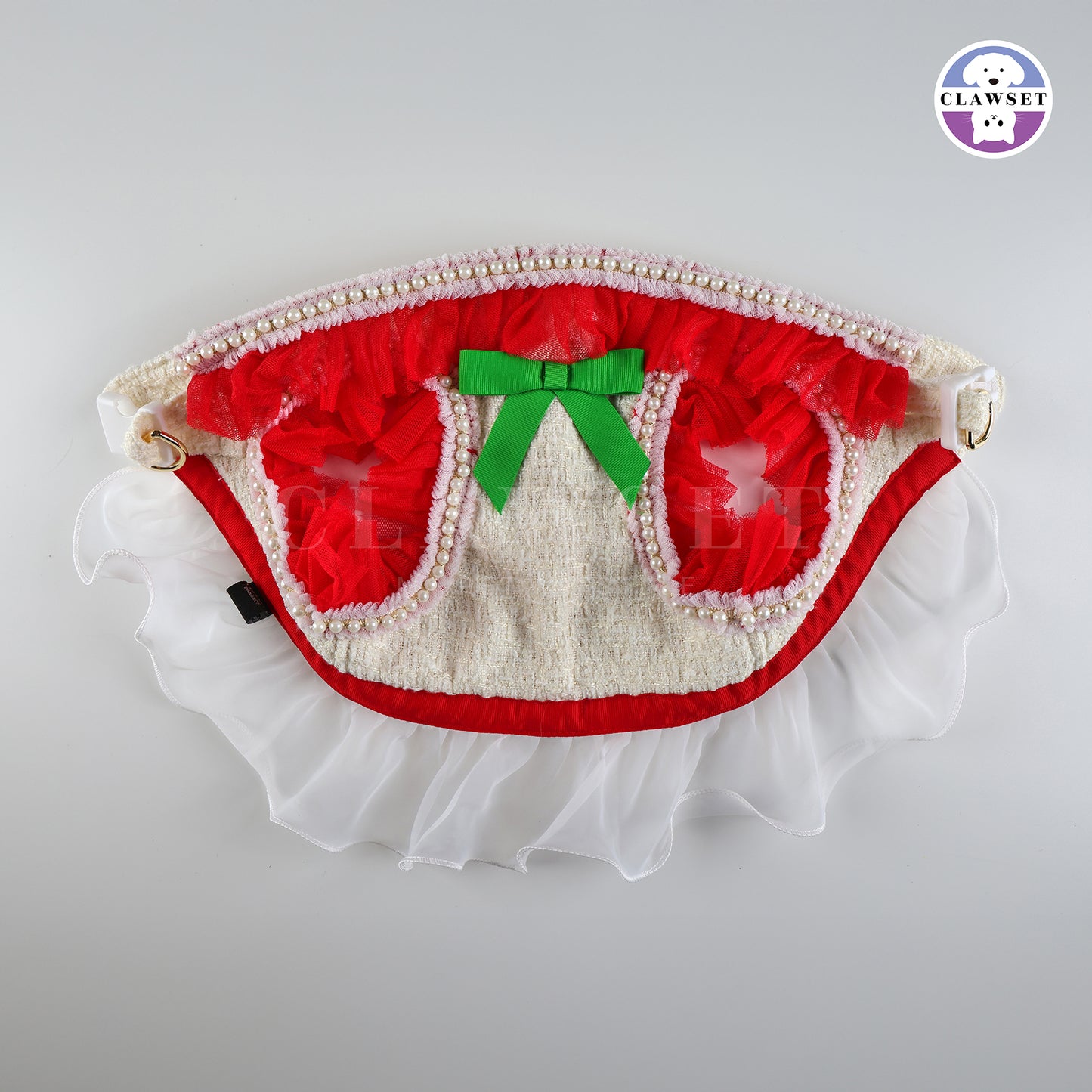 Clawset - Clara Harness with leash set  - White