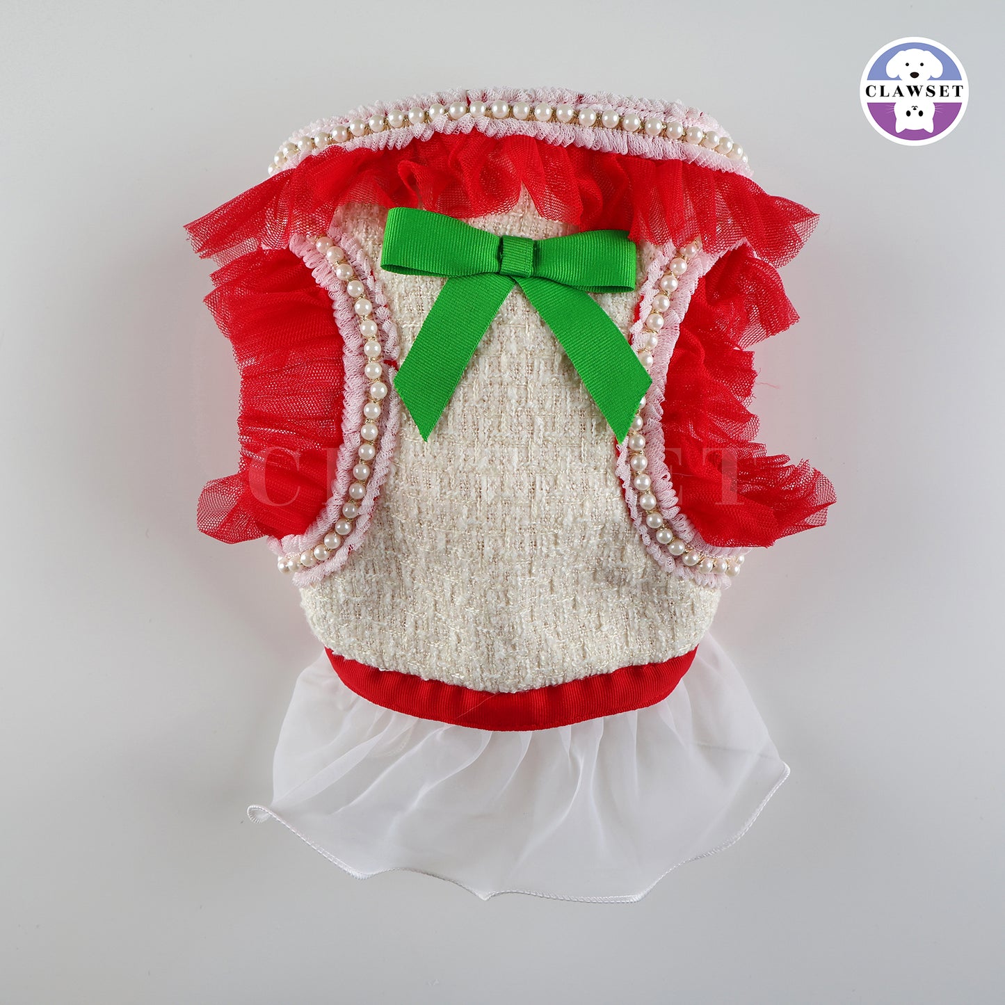 Clawset - Clara Harness with leash set  - White