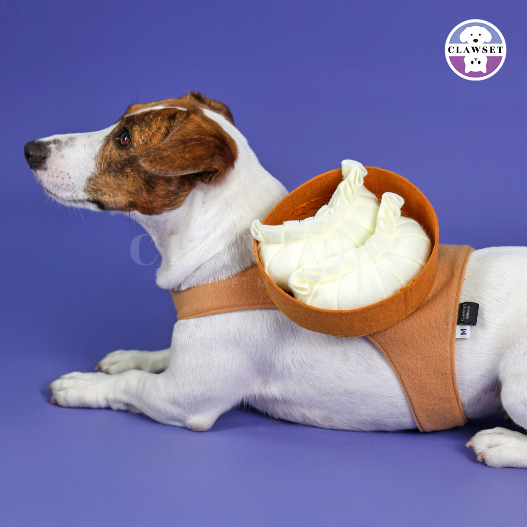 Clawset - Pet Costume - Chinese New Year - Gyoza/ Siomay/ Bakpao Set