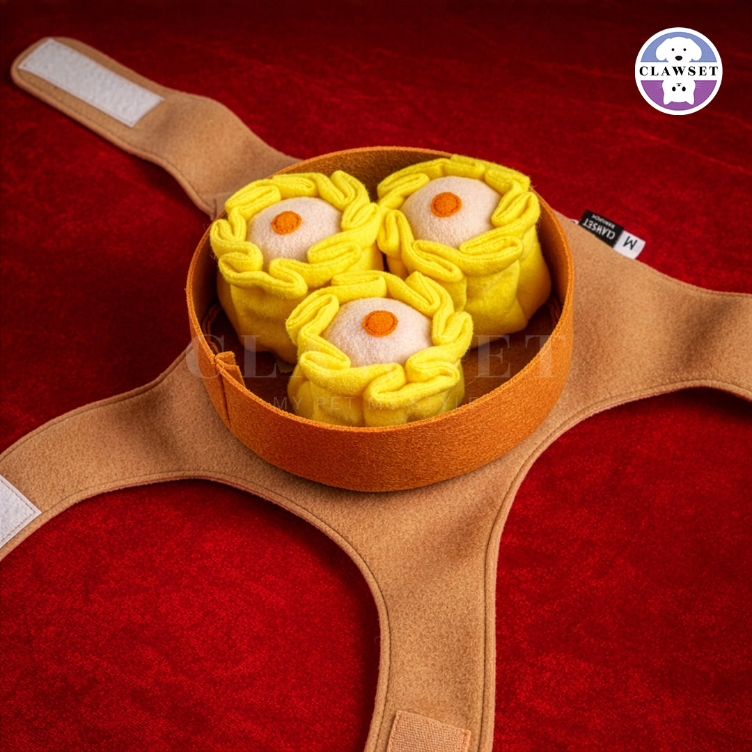 Clawset - Pet Costume - Chinese New Year - Gyoza/ Siomay/ Bakpao Set