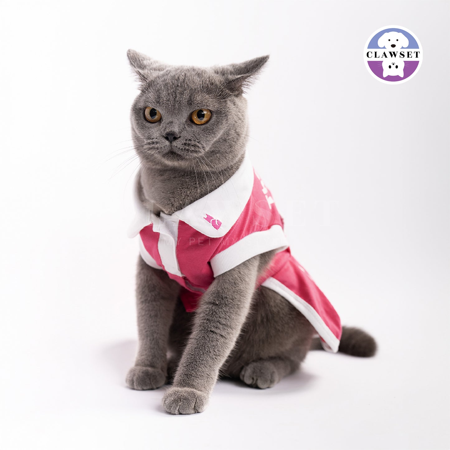 Clawset - Padel Tennis Collection - Pet Sport Dress - Pink