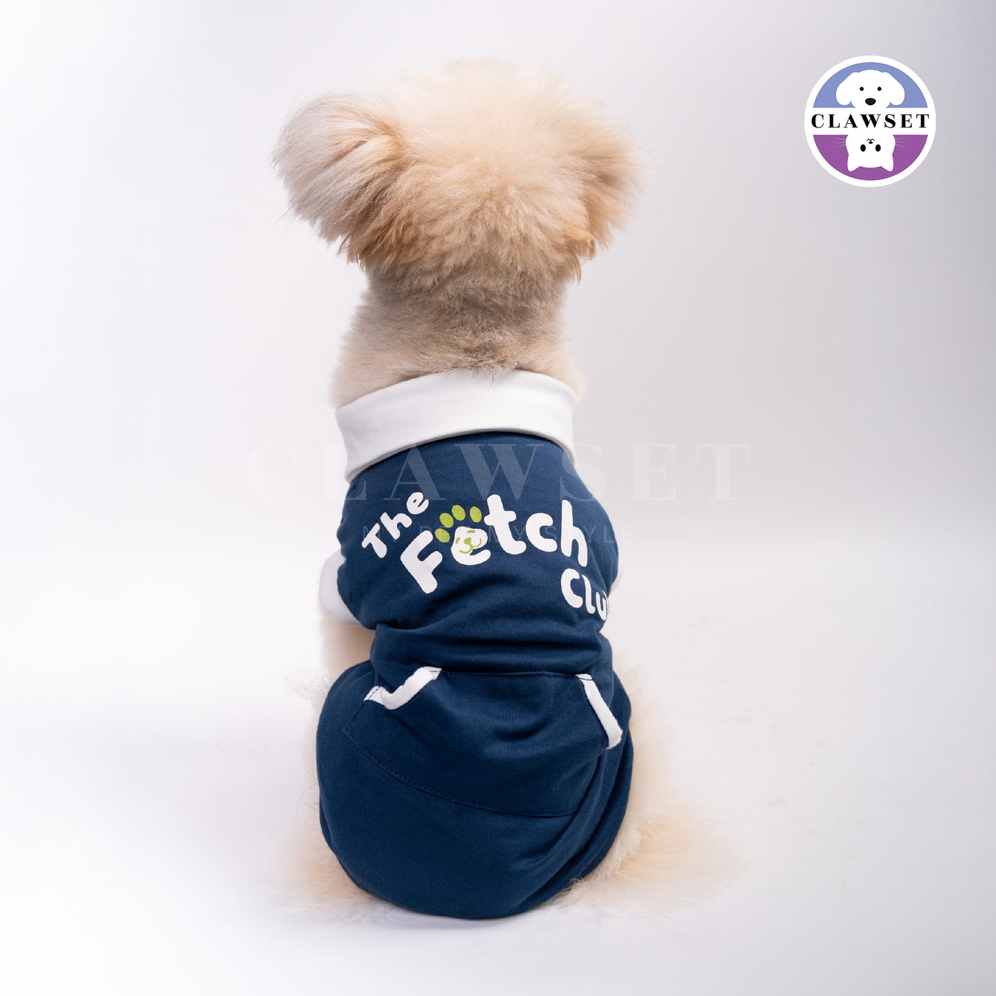Clawset - Padel Tennis Collection - Pet Sport T-shirt - Navy