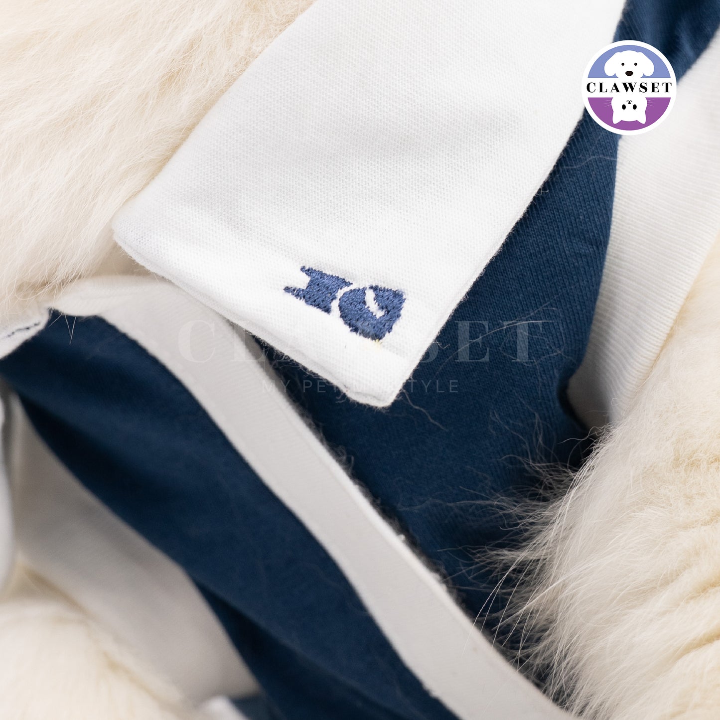 Clawset - Padel Tennis Collection - Pet Sport T-shirt - Navy