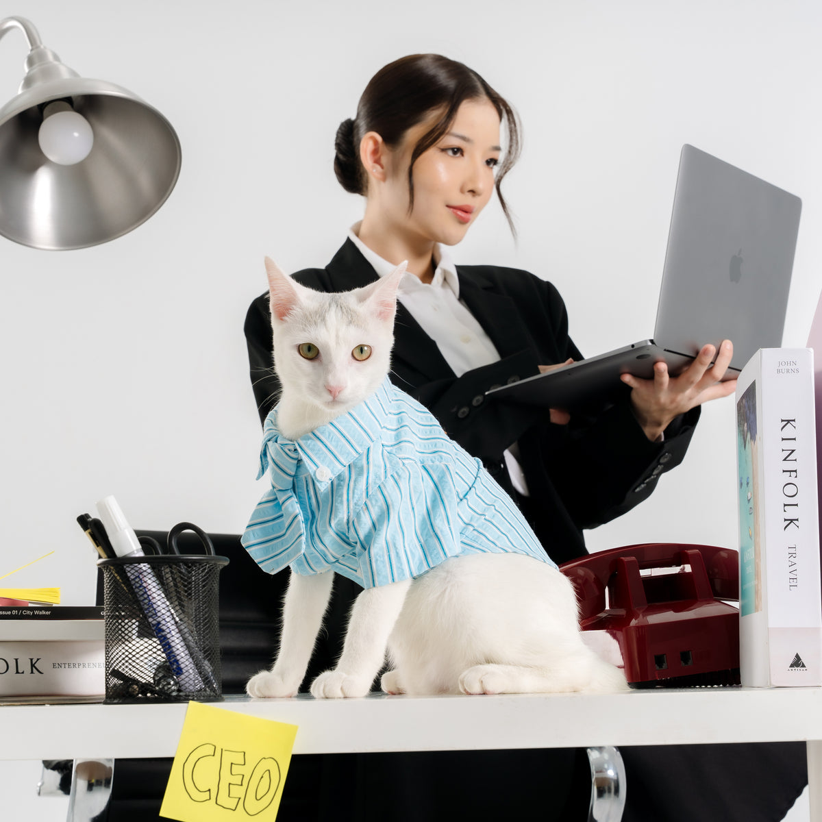 Clawset - Pet Shirt - Mini Boss - Blue