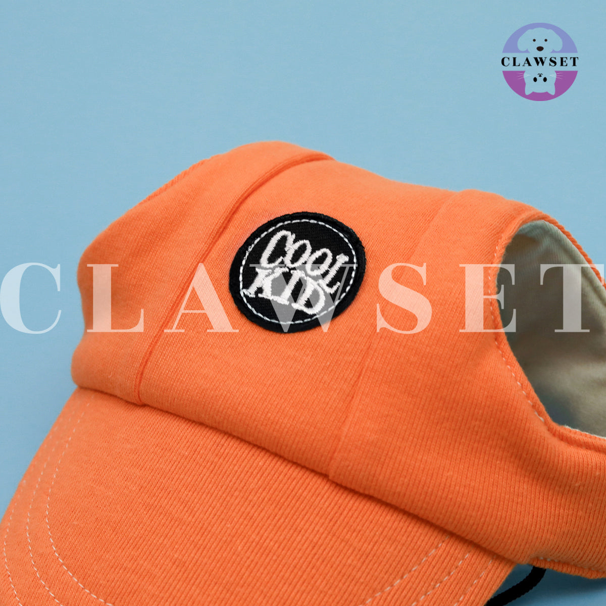 Clawset - Pet Accessories - Cool Kid (Topi Hewan Peliharaan) - Salmon (Orange)