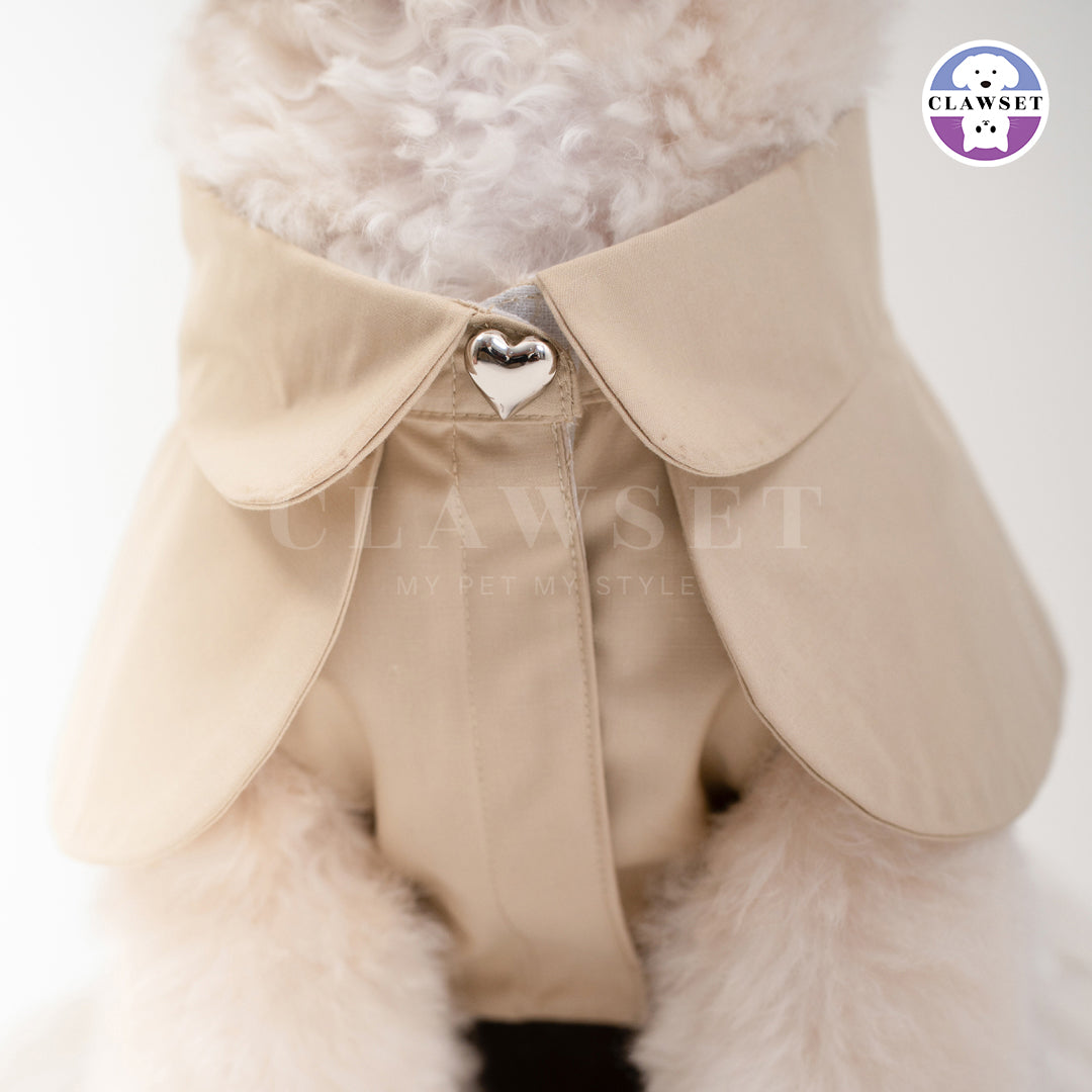 Clawset - European Pet Cape Dress - Brown