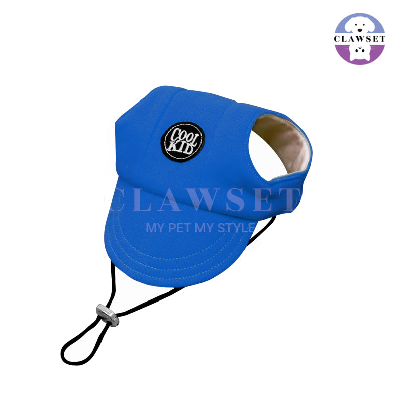 Clawset - Pet Accessories - Cool Kid (Topi Hewan Peliharaan) - Blue (Biru)