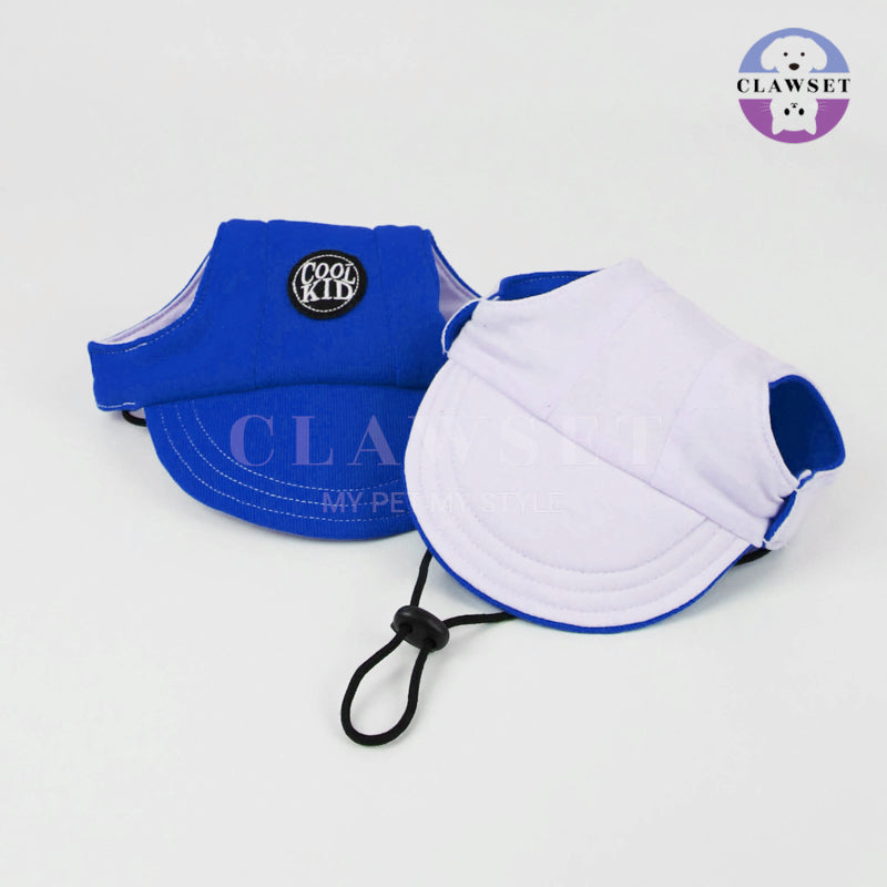 Clawset - Pet Accessories - Cool Kid (Topi Hewan Peliharaan) - Blue (Biru)