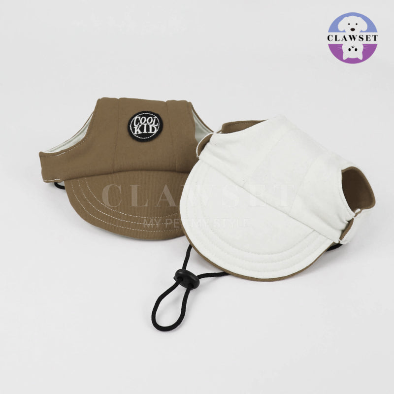 Clawset - Pet Accessories - Cool Kid (Topi Hewan Peliharaan) - Brown (Coklat)