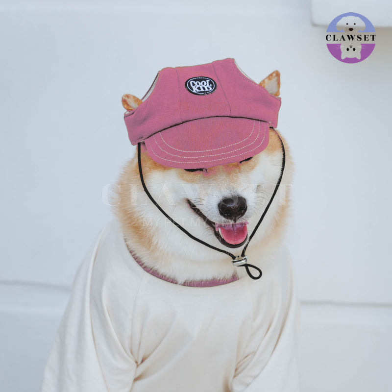 Clawset - Pet Accessories - Cool Kid (Topi Hewan Peliharaan) - Light Pink (Merah Muda)