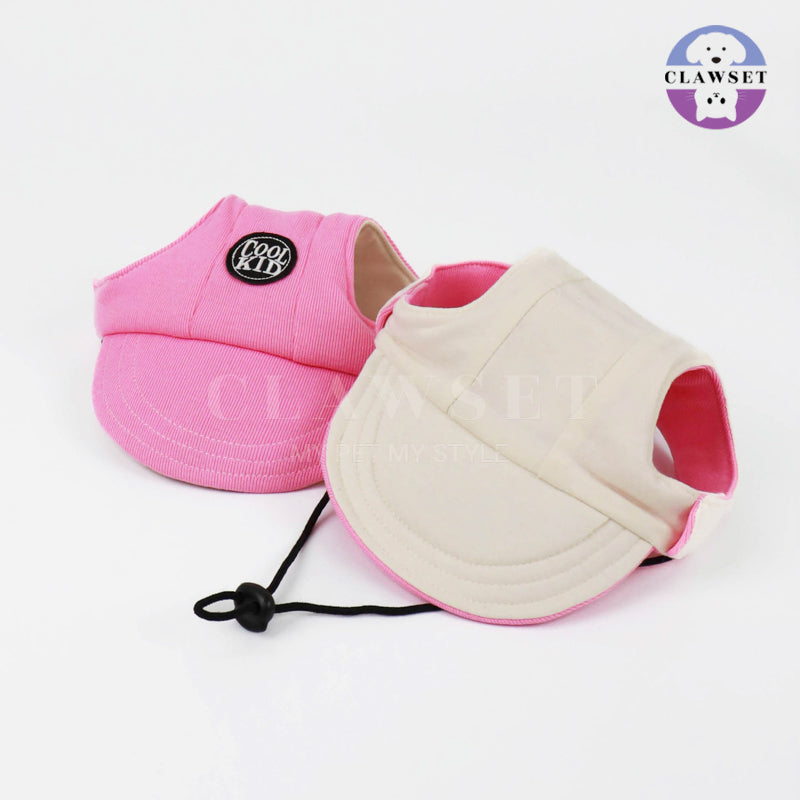 Clawset - Pet Accessories - Cool Kid (Topi Hewan Peliharaan) - Light Pink (Merah Muda)