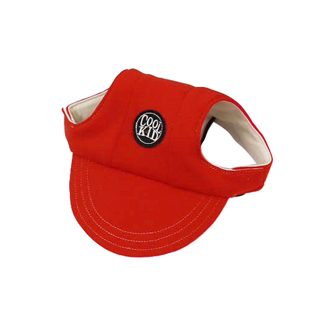 Clawset - Pet Accessories - Cool Kid (Topi Hewan Peliharaan) - Red (Merah)