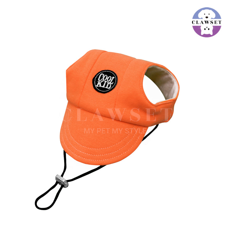 Clawset - Pet Accessories - Cool Kid (Topi Hewan Peliharaan) - Salmon (Orange)