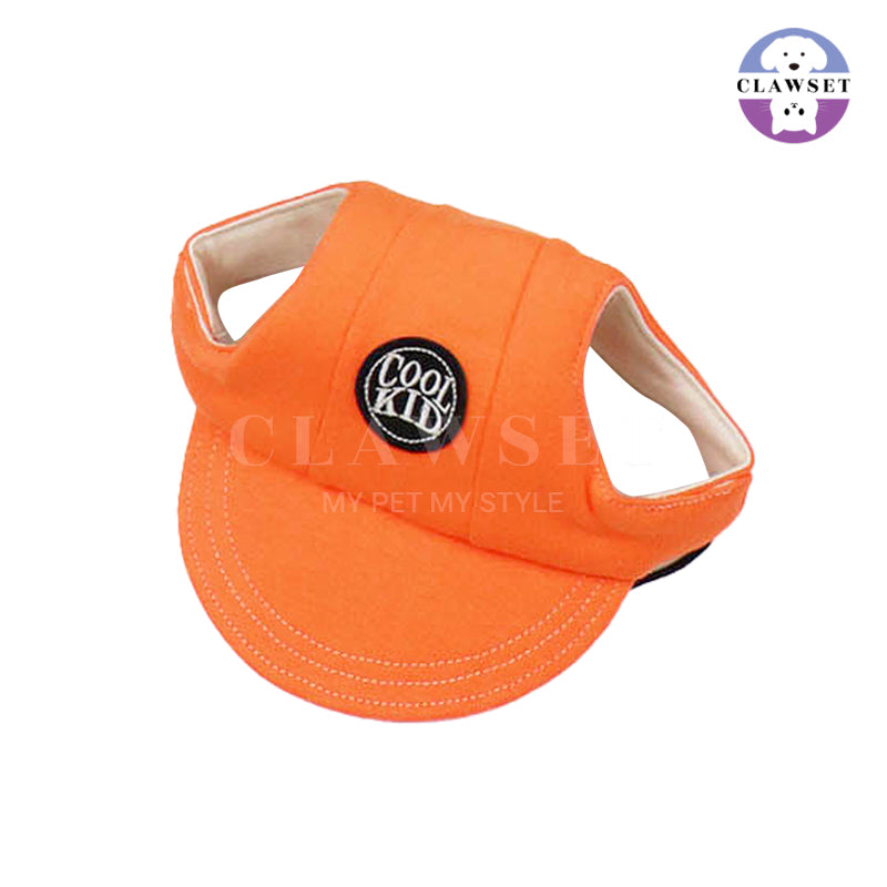 Clawset - Pet Accessories - Cool Kid (Topi Hewan Peliharaan) - Salmon (Orange)
