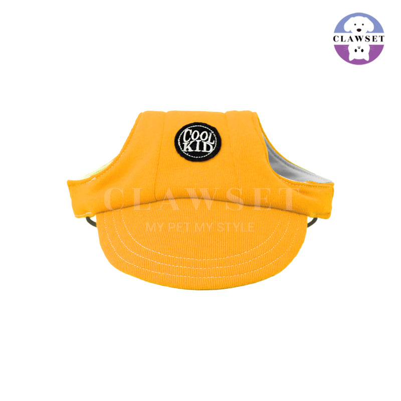 Clawset - Pet Accessories - Cool Kid (Topi Hewan Peliharaan) - Yellow (Kuning)