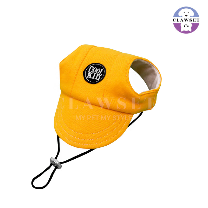 Clawset - Pet Accessories - Cool Kid (Topi Hewan Peliharaan) - Yellow (Kuning)