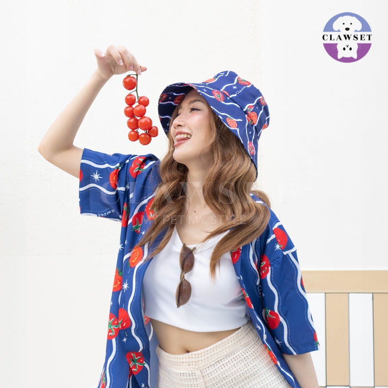 Clawset - Hat Collection Unisex - Italian Collection - Tomato Navy