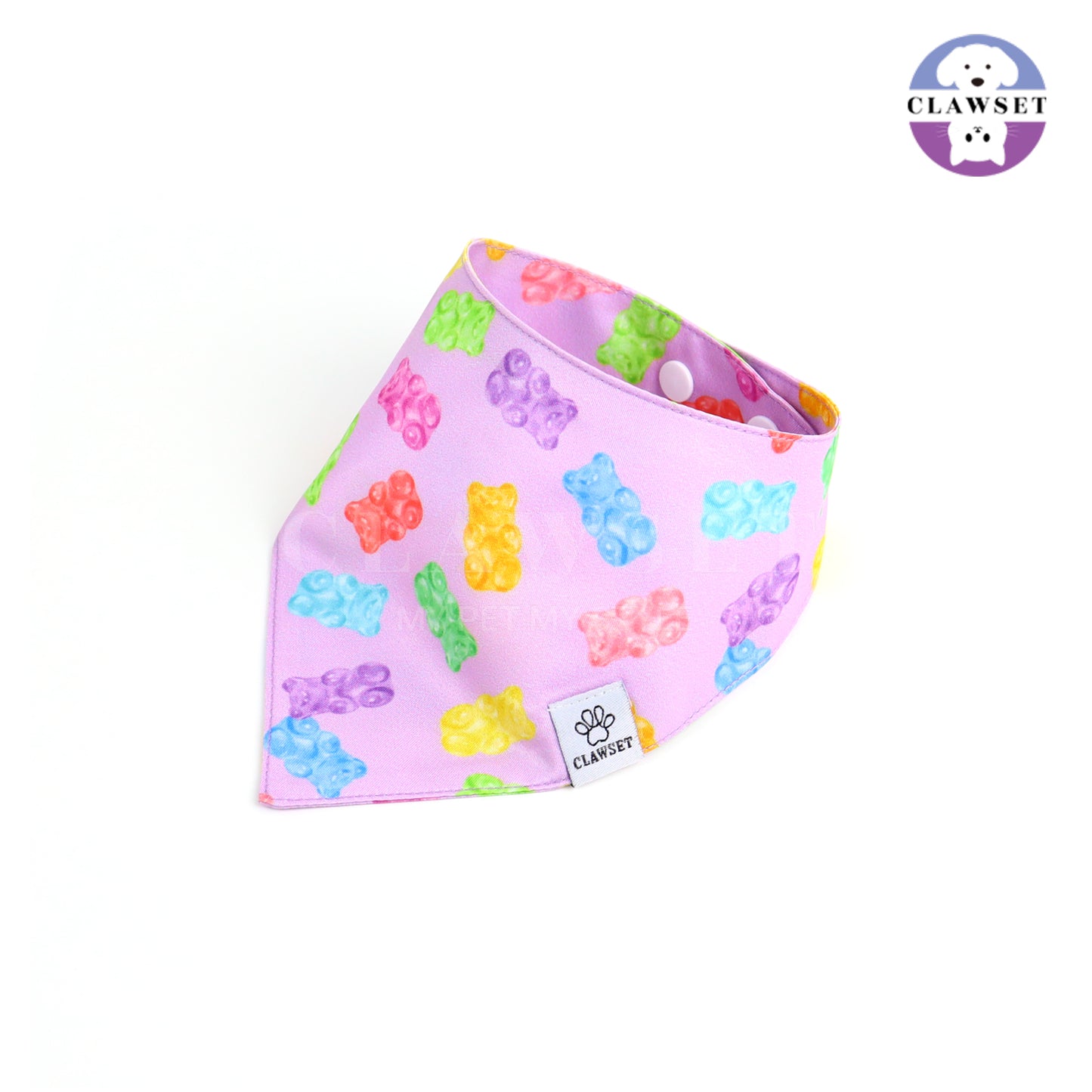 Clawset - Pet Scarf (Syal) - Im So Hungry - Gummy Bear Purple (Ungu)