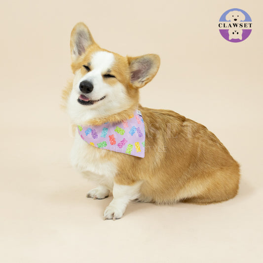 Clawset - Pet Scarf (Syal) - Im So Hungry - Gummy Bear Purple (Ungu)