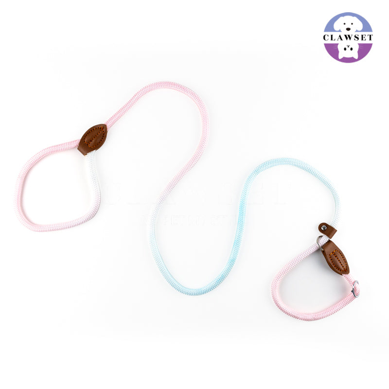 Clawset - Pet Accessories - Training Leash Gradient - Pink Blue (Biru)