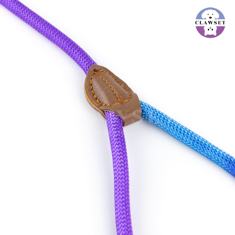 Clawset - Pet Accessories - Training Leash Gradient - Purple (Ungu) Blue (Biru)