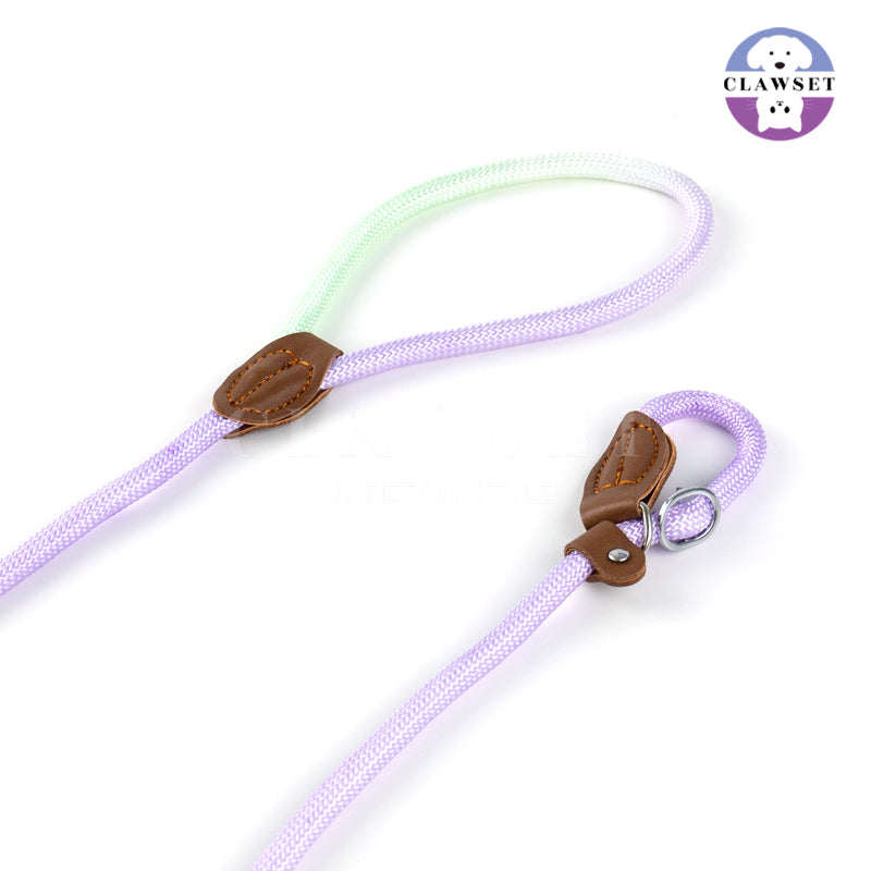 Clawset - Pet Accessories - Training Leash Gradient - Purple (Ungu) Green (Hijau)