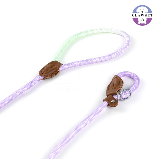 Clawset - Pet Accessories - Training Leash Gradient - Purple (Ungu) Green (Hijau)