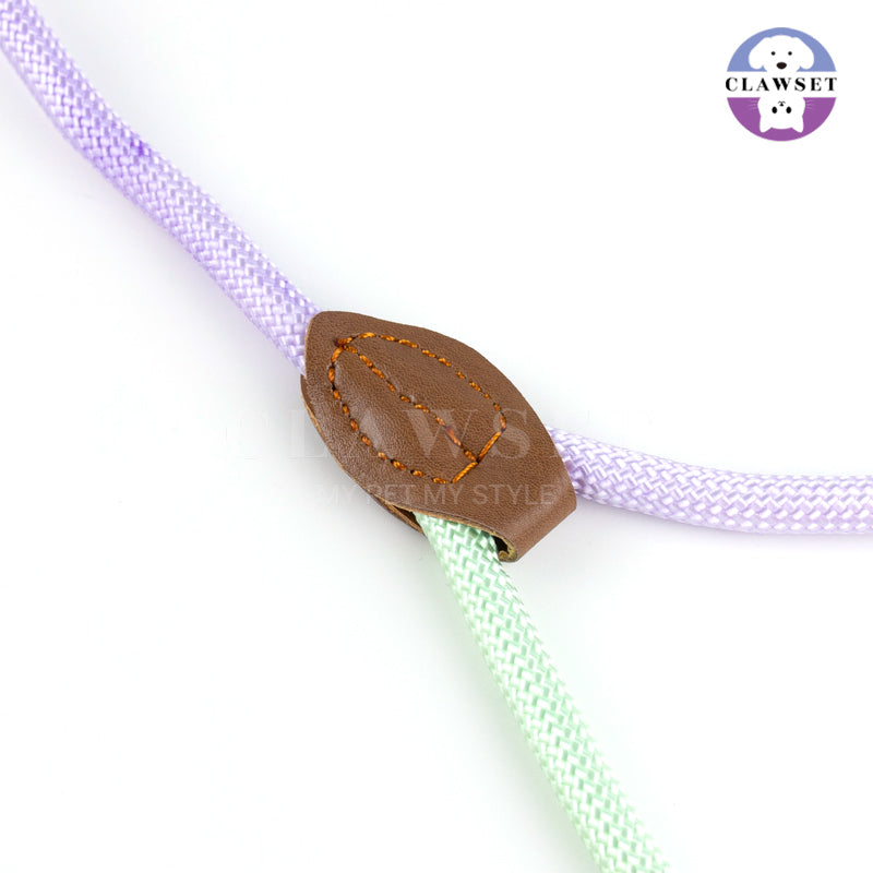 Clawset - Pet Accessories - Training Leash Gradient - Purple (Ungu) Green (Hijau)